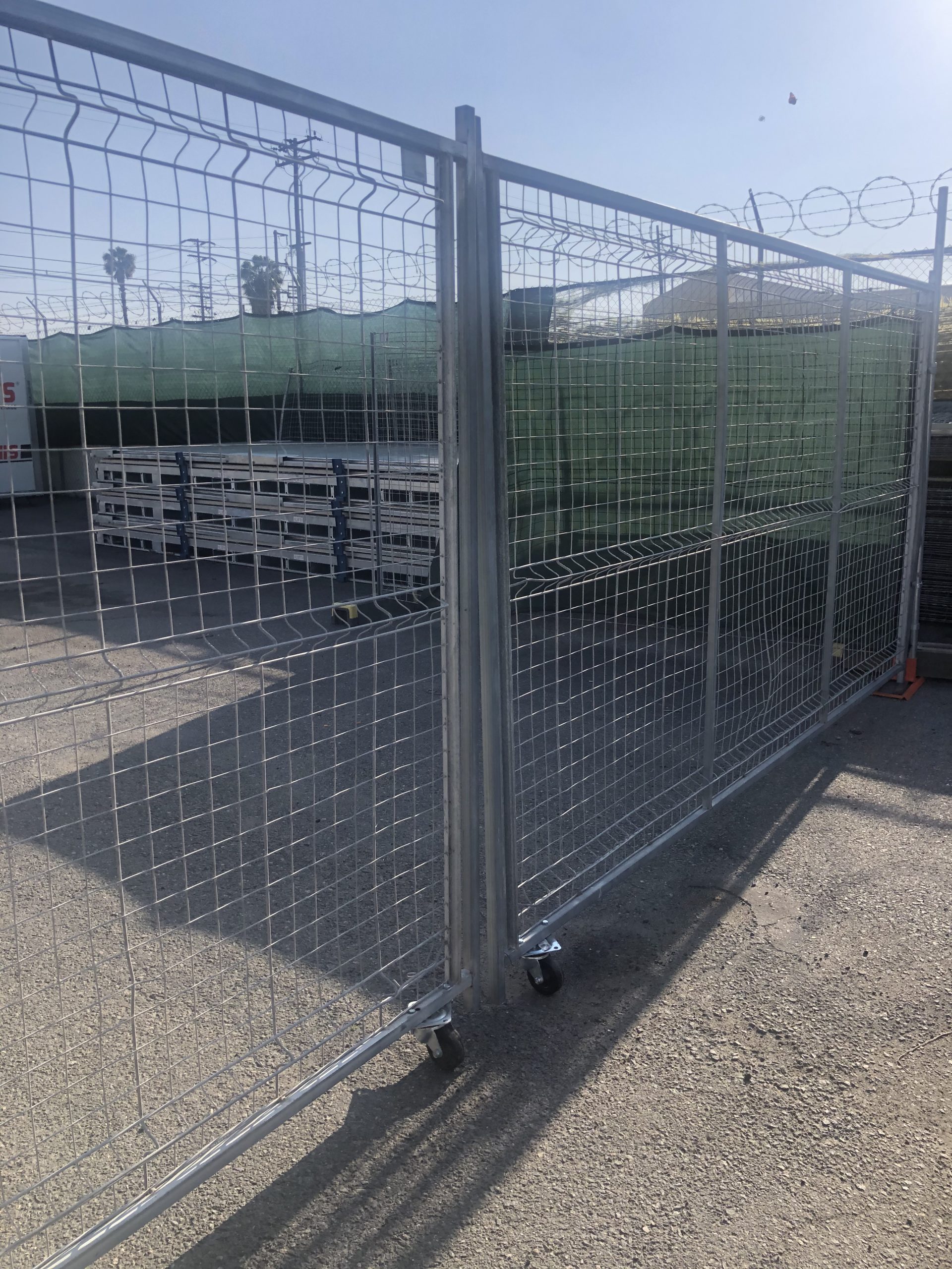 Temporary Fencing Double Swing Gate